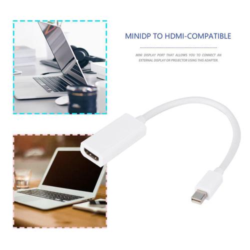 = 0.5 m - Nouvelle arrivée Mini câble Audio Displayport DP vers HDMI-adaptateur compatible pour MacBook Pro Air vente en gros