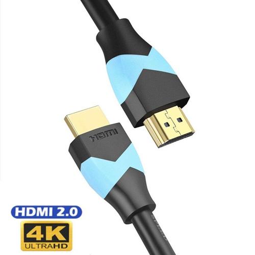 4K HDMI2.0 - 1,5M - Répartiteur de câble 2.1 haute vitesse, compatible HDMI,60Hz, VRR HDR, 48Gbps, pour vidéo, PC portable, TV, PS4, DP