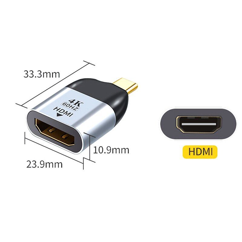 Type-C  RJ45 - USB C  compatibles HDMI Dp Mini Dp Adaptate... - 7