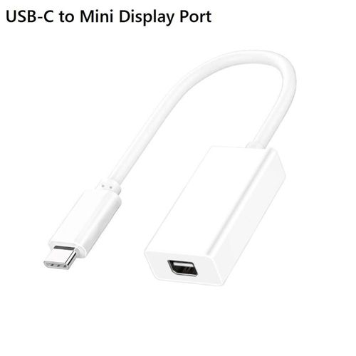 USB-C à Mini Display Port Adaptateur USB 3.1 Type C (Thunderbolt 3) à Thunderbolt 2 Adaptateur Pour MacBook Pro