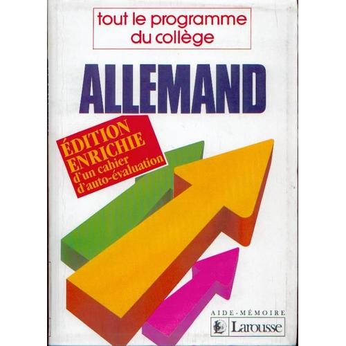 Allemand - Tout Le Programme Du Collège