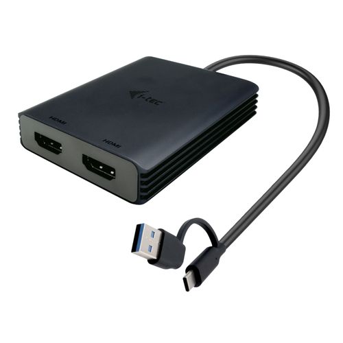 i-Tec - Adaptateur vidéo - 24 pin USB-C mâle pour HDMI femelle - 27 cm - support pour 4K60Hz