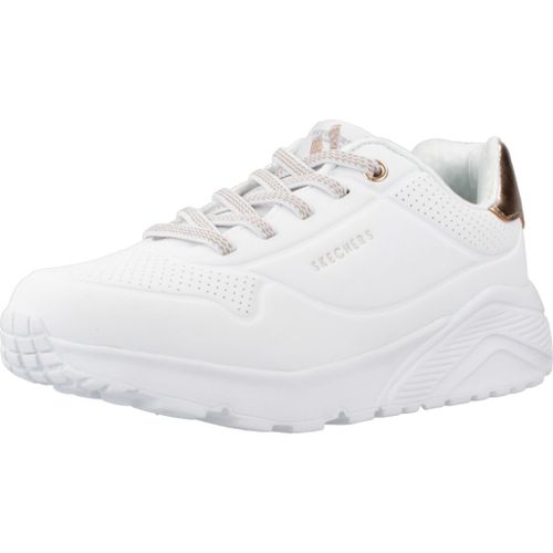 Skechers Uno Lite Metallic Mo Colour Blanc