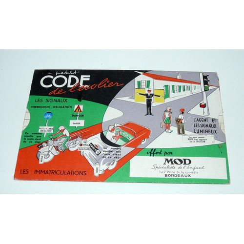 Le Petit Code De L'écolier Offert Par Mod, Carte À Système