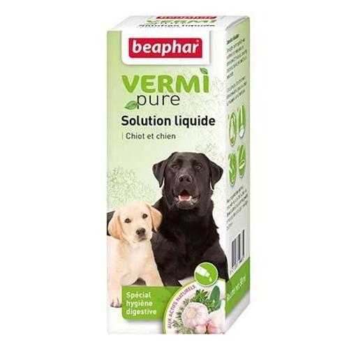 Solution Liquide Vermipure Chien/Chiot 50ml Beaphar