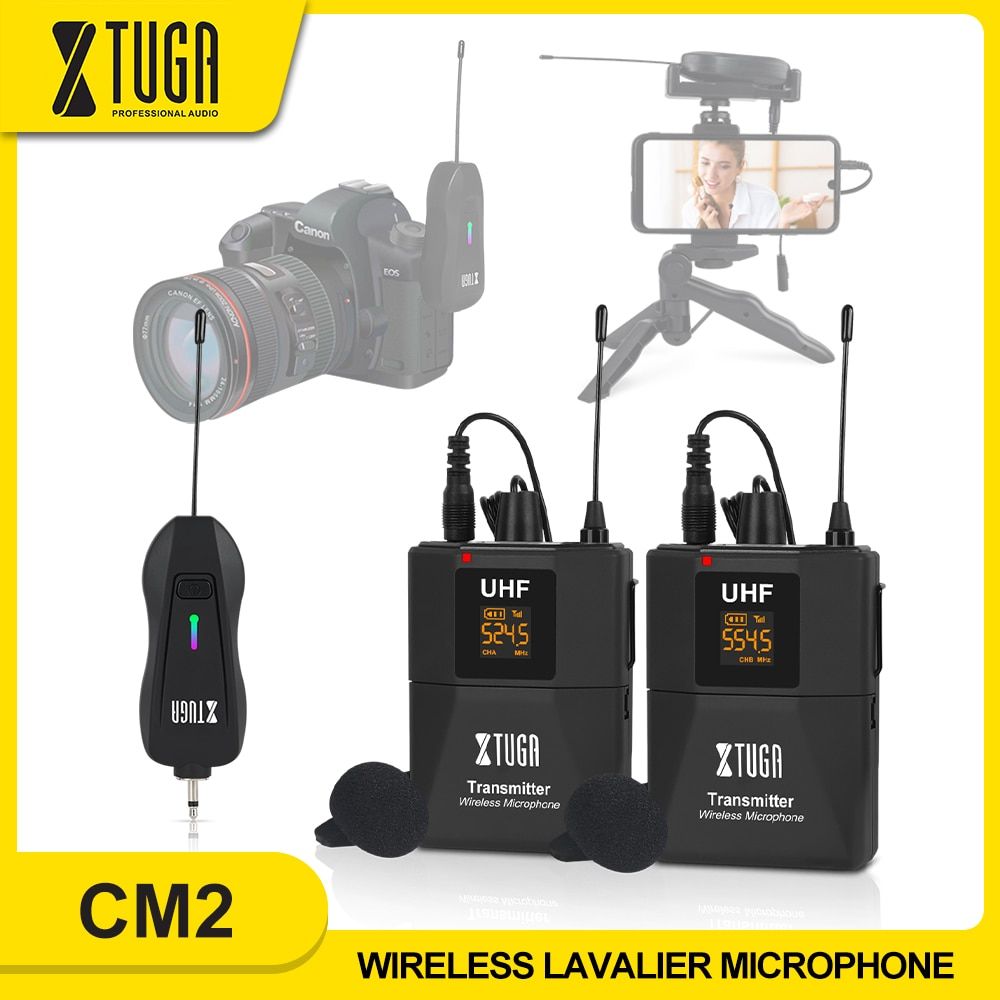 Avec trpied CM2 - Microphone Lavalier sans fil, camra avec... - 2