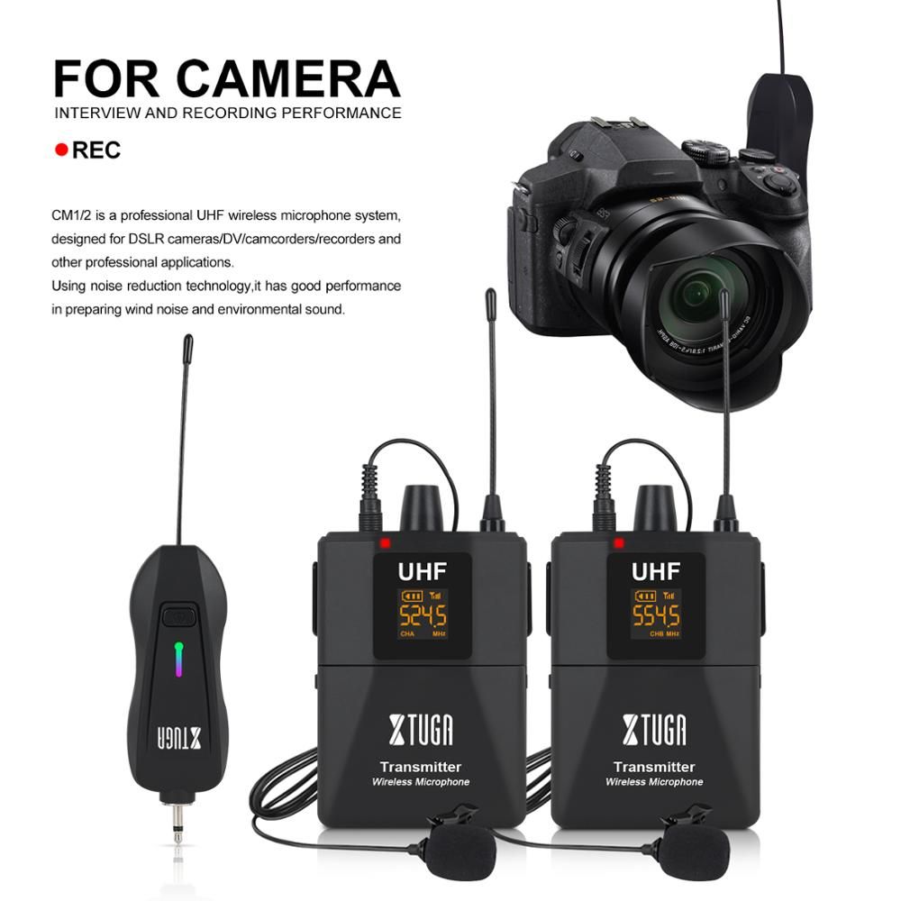 Avec trpied CM2 - Microphone Lavalier sans fil, camra avec... - 5
