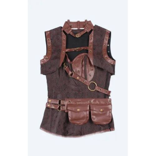 Corset Rétro Pour Femmes, Taille Gothique, Steampunk,