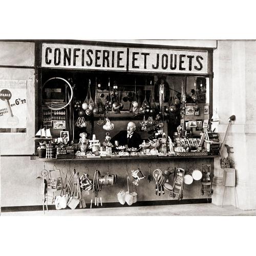 Reproduction Photo Ancienne Boutique Confiserie Jouets Gare Montparnasse Paris Georges Méliès 10x15 Cm