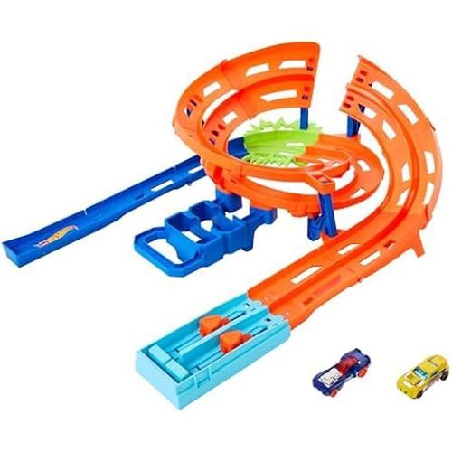 Circuit Looping De L¿Extrême - Hot Wheels - Hot Wheels Circuit Looping De L¿Extrême - Jouet - 2 Voitures
