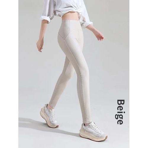 Leggings En Cuir Pu Mince Smile Pour Femmes,Pantalons Taille Haute,Collants Push-Up Sexy,Noir,Fitness Commandé,Hiver,Automne,
