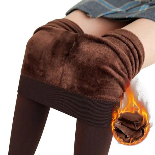 Leggings Thermiques Chauds Pour Femmes,Collants En Velours,Bas Élastiques Épais,Sous-Vêtements Doublés Sourire,Hiver