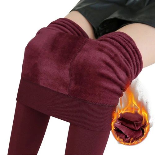 Leggings Thermiques Chauds Pour Femmes,Collants En Velours,Bas Élastiques Épais,Sous-Vêtements Doublés Sourire,Hiver