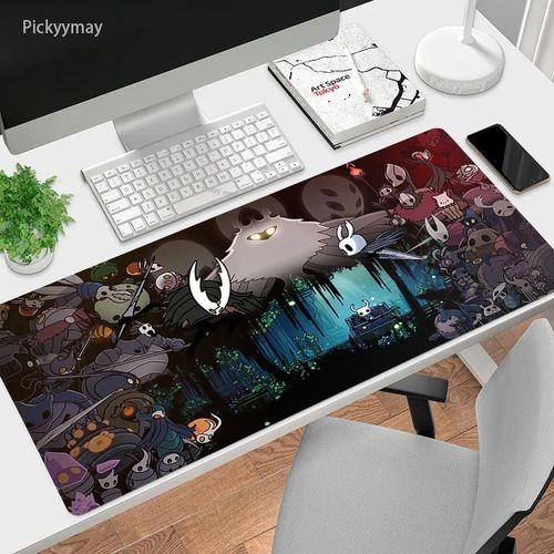 Grand tapis de souris Hollow Knight pour ordinateur,tapis de souris de jeu,tapis de clavier arc-en-ciel,tapis de table,caoutchouc,média - Type 2-300x600x4mm