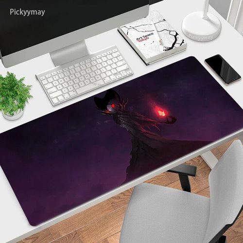 Grand tapis de souris Hollow Knight pour ordinateur,tapis de souris de jeu,tapis de clavier arc-en-ciel,tapis de table,caoutchouc,média - Type 5-400x700x3mm