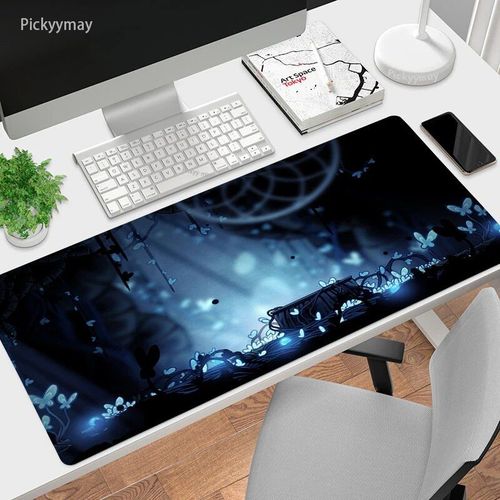 Grand tapis de souris Hollow Knight pour ordinateur,tapis de souris de jeu,tapis de clavier arc-en-ciel,tapis de table,caoutchouc,média - Type 6-400x900x4mm