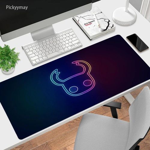 Grand tapis de souris Hollow Knight pour ordinateur,tapis de souris de jeu,tapis de clavier arc-en-ciel,tapis de table,caoutchouc,média - Type 7-400x900x4mm