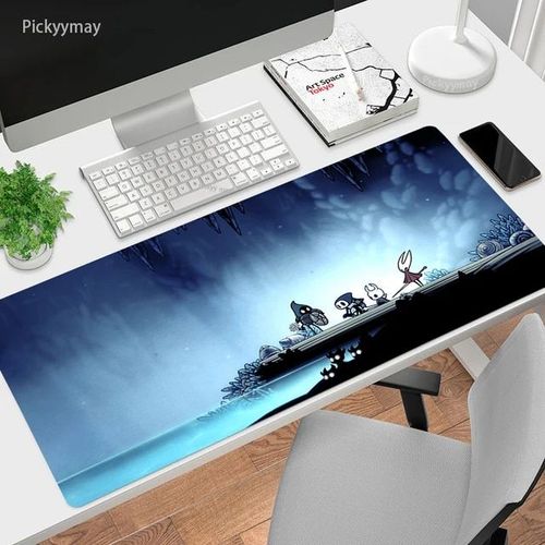 Grand tapis de souris Hollow Knight pour ordinateur,tapis de souris de jeu,tapis de clavier arc-en-ciel,tapis de table,caoutchouc,média - Type 1-300x600x4mm