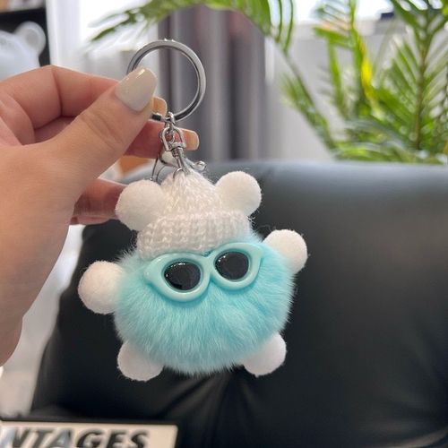 Porte-Clés En Peluche Kanter Pour Femmes Et Filles,Porte-Clés Lapin,Voiture,Cartable,Sac,Pendentif Mignon,Cadeau Déco,Petits Avantages Sociaux,Mode Coréenne Océanique #C