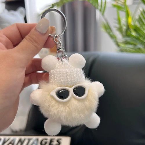 Porte-Clés En Peluche Kanter Pour Femmes Et Filles,Porte-Clés Lapin,Voiture,Cartable,Sac,Pendentif Mignon,Cadeau Déco,Petits Avantages Sociaux,Mode Coréenne Océanique #O