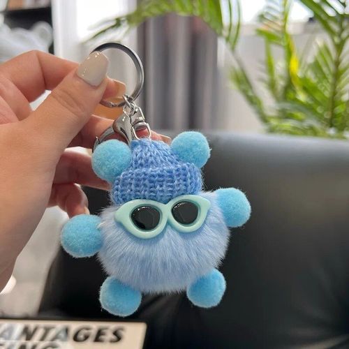 Porte-Clés En Peluche Kanter Pour Femmes Et Filles,Porte-Clés Lapin,Voiture,Cartable,Sac,Pendentif Mignon,Cadeau Déco,Petits Avantages Sociaux,Mode Coréenne Océanique #E