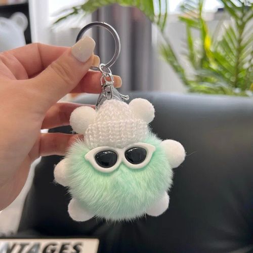 Porte-Clés En Peluche Kanter Pour Femmes Et Filles,Porte-Clés Lapin,Voiture,Cartable,Sac,Pendentif Mignon,Cadeau Déco,Petits Avantages Sociaux,Mode Coréenne Océanique #I