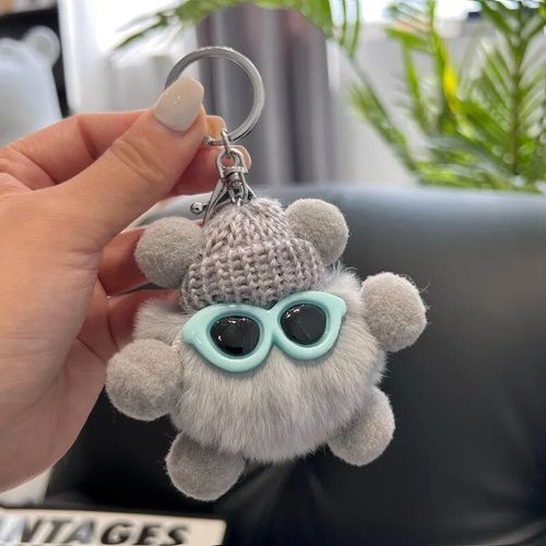 Porte-Clés En Peluche Kanter Pour Femmes Et Filles,Porte-Clés Lapin,Voiture,Cartable,Sac,Pendentif Mignon,Cadeau Déco,Petits Avantages Sociaux,Mode Coréenne Océanique #B