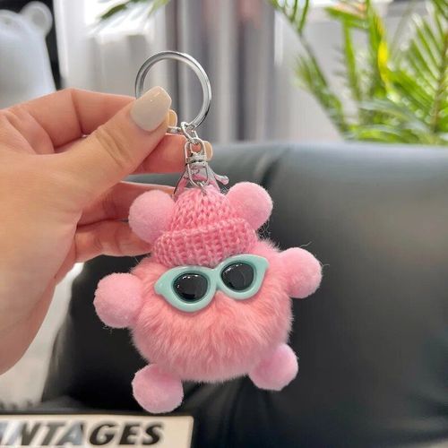 Porte-Clés En Peluche Kanter Pour Femmes Et Filles,Porte-Clés Lapin,Voiture,Cartable,Sac,Pendentif Mignon,Cadeau Déco,Petits Avantages Sociaux,Mode Coréenne Océanique #W