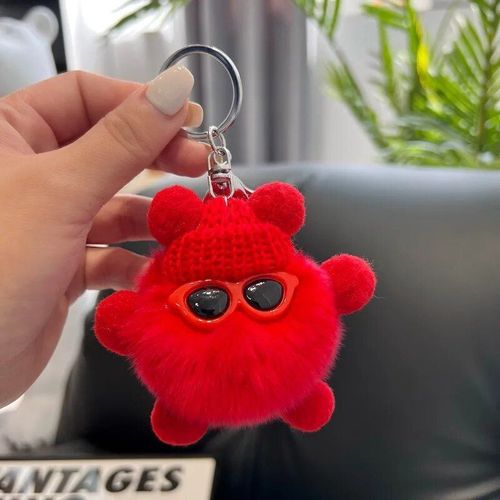 Porte-Clés En Peluche Kanter Pour Femmes Et Filles,Porte-Clés Lapin,Voiture,Cartable,Sac,Pendentif Mignon,Cadeau Déco,Petits Avantages Sociaux,Mode Coréenne Océanique #X