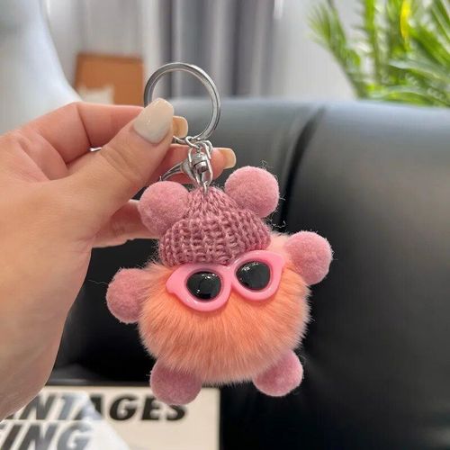 Porte-Clés En Peluche Kanter Pour Femmes Et Filles,Porte-Clés Lapin,Voiture,Cartable,Sac,Pendentif Mignon,Cadeau Déco,Petits Avantages Sociaux,Mode Coréenne Océanique #A2