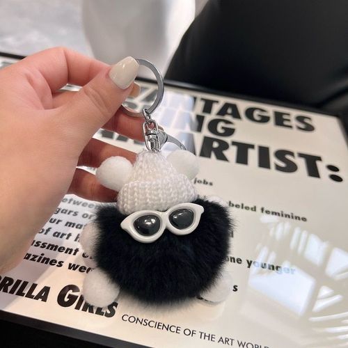 Porte-Clés En Peluche Kanter Pour Femmes Et Filles,Porte-Clés Lapin,Voiture,Cartable,Sac,Pendentif Mignon,Cadeau Déco,Petits Avantages Sociaux,Mode Coréenne Océanique #V
