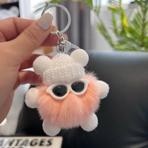 Porte-Clés En Peluche Kanter Pour Femmes Et Filles,Porte-Clés Lapin,Voiture,Cartable,Sac,Pendentif Mignon,Cadeau Déco,Petits Avantages Sociaux,Mode Coréenne Océanique #Z
