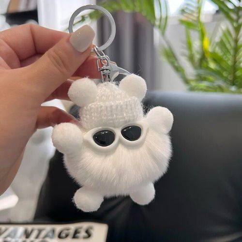 Porte-Clés En Peluche Kanter Pour Femmes Et Filles,Porte-Clés Lapin,Voiture,Cartable,Sac,Pendentif Mignon,Cadeau Déco,Petits Avantages Sociaux,Mode Coréenne Océanique #Y