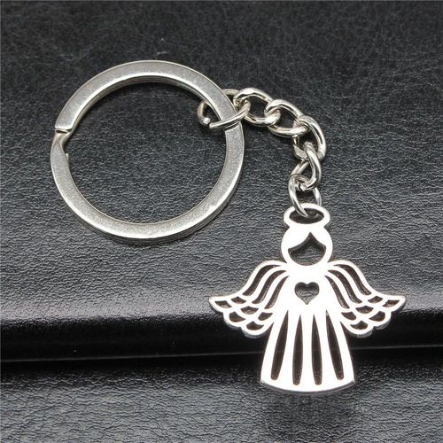 Porte-Clés Pendentif En Alliage Vintage,Bijoux Fantaisie,Amour,Ange,Cadeau Classique