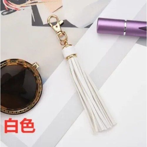 Porte-Clés Chien En Cuir Pu Pour Hommes Et Femmes,Voiture Punk,Bouledogue Français,Pendentif De Sac,Bijoux Bibelot,Porte-Clés,Mode - Type White