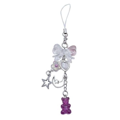 Porte-Clés N?ud Papillon En Résine Harvey,Breloque De Téléphone N?ud Papillon En Acrylique,Bijoux Faits À La Main Pour La Fête,03/ - Type 14.5cm #B
