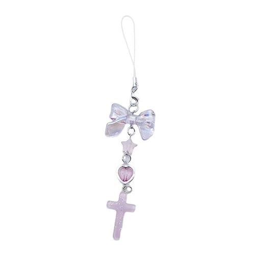 Porte-Clés N?ud Papillon En Résine Harvey,Breloque De Téléphone N?ud Papillon En Acrylique,Bijoux Faits À La Main Pour La Fête,03/ - Type 16cm