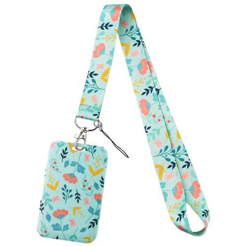 Porte-Carte D'identité En Cuir Oral Elu,Fleur,Plante,Danemark Ge De Téléphone Portable,Porte-Clé De Voiture,Gym,Porte-Bijoux Pour Enfants,D1741 #F