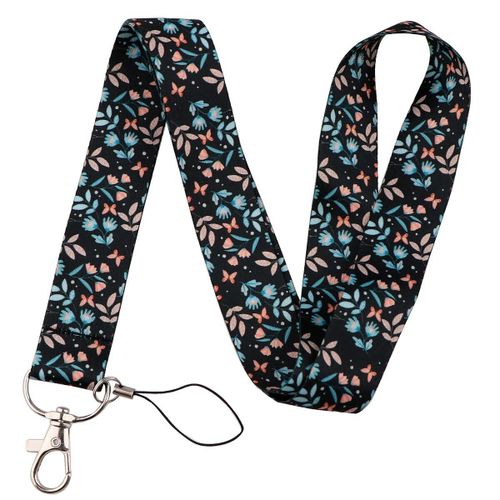 Porte-Carte D'identité En Cuir Oral Elu,Fleur,Plante,Danemark Ge De Téléphone Portable,Porte-Clé De Voiture,Gym,Porte-Bijoux Pour Enfants,D1741 #G