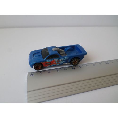 Dragster Modele Bleu Pick Up Moteur Gris Dans Benne-Hot Wheels