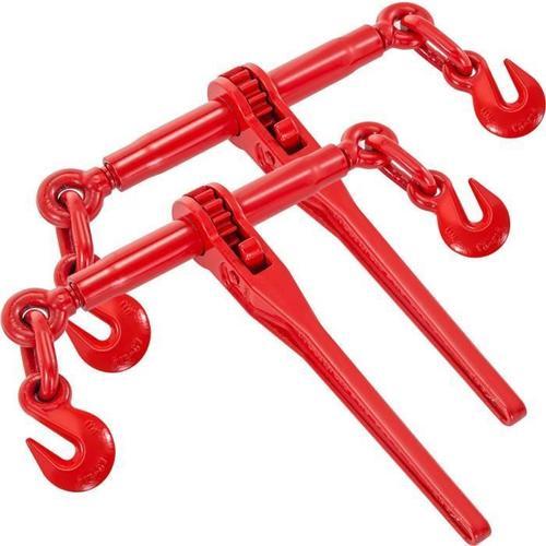 Classeur à Cliquet-VEVOR-10-13 mm-4,18 T lot de 2-Rouge