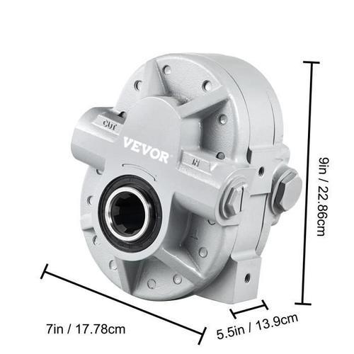 Pompe Hydraulique-VEVOR-16.6 GPM-540 tr/min 2500 PSI SAE 12 ports de sortie-Hayon de Camion-Fendeuse de Bûches Modèle : 16,6 GPMPUMP