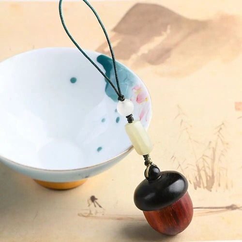 Boîte À Pendentif Vintage En Bois,Boîte À Pendentif En Bois,Collier Long,Porte-Clés,Style Chinois,Pour Couple,Cadeaux De Bijoux À La Mode - Type B Key Chain