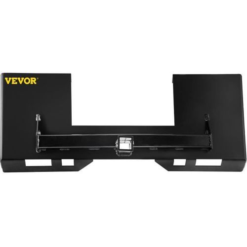 Plaque de Montage pour Direction -VEVOR-0,64 cm-Adaptateur de Chargeur en Acier-Noir