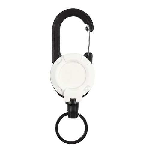 Porte-Clés Artificiel Astique En Métal Antivol,Facile À Tirer,Rétractable,Sportif,Anti-Perte,Yoyo,Passe De Ski,Carte D'identité,1 Pièce - Type D