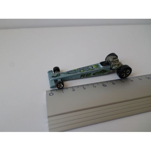 Dragster Modele Bleu Allonge Sirene Sur Capot-Hot Wheels