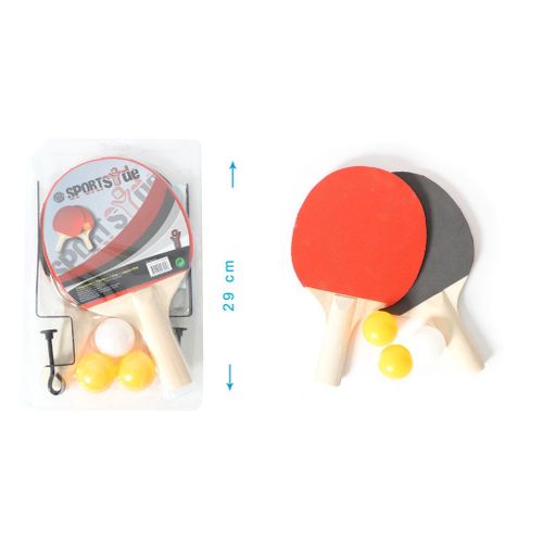 Jouets D Été Sport Dbl/ 2 Raquettes Ping Pong  + 3 Bal