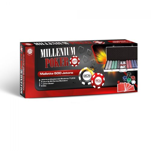 Jeux De Societe Bte/Mallette Poker Aluminium 500 Jet