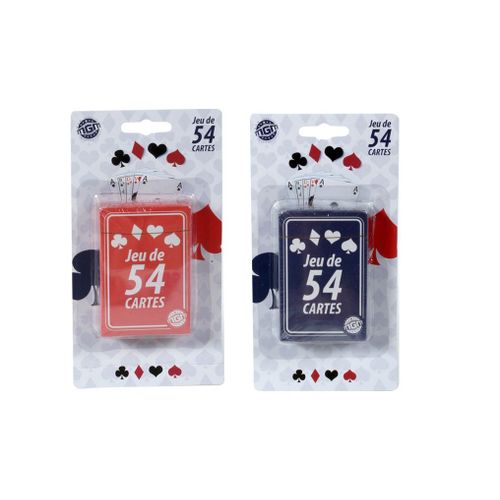 Jeux De Societe Bl/Jeu De 54 Cartes - Blister 18x9c