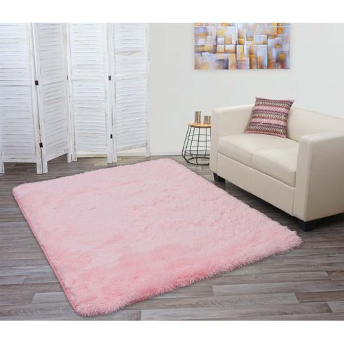 Tapis Hwc-F69, Shaggy Tapis À Poils Longs, Tissu/Textile Doux Et Moelleux 230x160cm   Rose